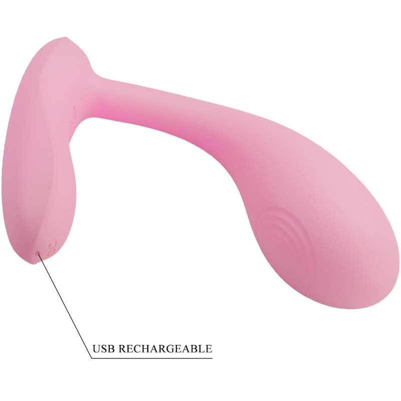 PRETTY LOVE - BAIRD APPLICATION G-SPOT 12 VIBRATIONS RECHARGEABLE ROSE 6 