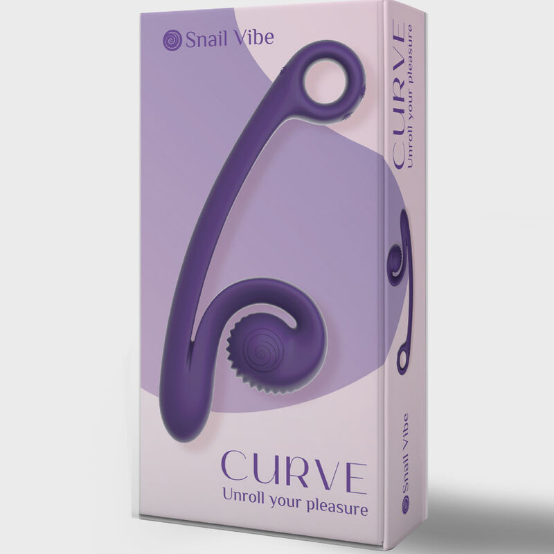 SNAIL VIBE - VIBRATORE CURVA VIOLA 3 