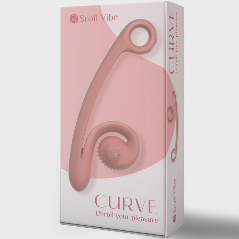 SNAIL VIBE - CURVE VIBRATOR PEACH 3 