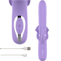 INTENSE - BILLIE MULTIFUNCTION RECHARGEABLE VIBRATOR SUCTION & PULSING PURPLE 4 