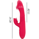 INTENSE - VIBRATEUR UP & DOWN RECHARGEABLE MULTIFONCTION DUA AVEC LANGUE ROUGE 3 