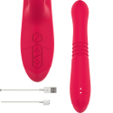 INTENSE - DUA MULTIFUNCTION RECHARGEABLE UP & DOWN VIBRATOR WITH RED TONGUE 4 