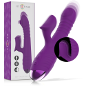 INTENSE - VIBRATORE MULTIFUNZIONE RICARICABILE IGGY UP & DOWN CON STIMOLATORE CLITORALE VIOLA 1 