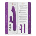 INTENSE - VIBRATEUR RECHARGEABLE MULTIFONCTION IGGY UP & DOWN AVEC STIMULATEUR CLITORAL VIOLET 5 