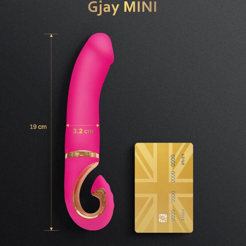 G-VIBE - VIBRATORE IN SILICONE GJAY MINI ROSA 1 