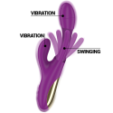 INTENSE - APOLO WIEDERAUFLADBARER MULTIFUNKTIONSVIBRATOR 7 VIBRATIONEN MIT LILA SCHWINGENDER ZUNGE 3 