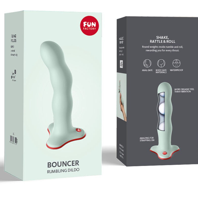 FUN FACTORY - BOUNCER DILDO SAGE GREEN 5 