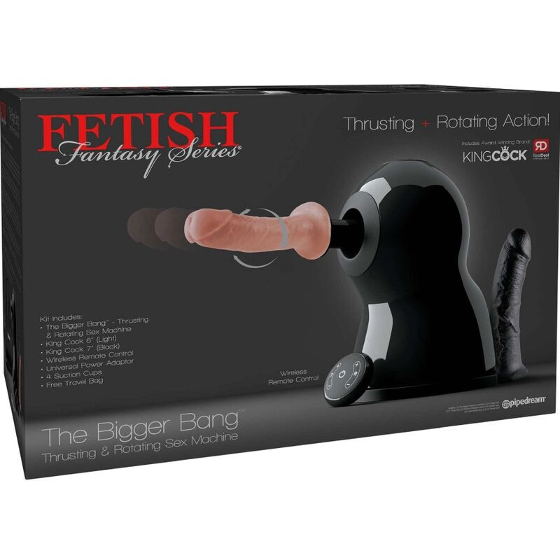 FETISH FANTASY SERIES - SEX MACHINE PLUS GRANDE ROTATION ET POUSSE DE BANG 7 