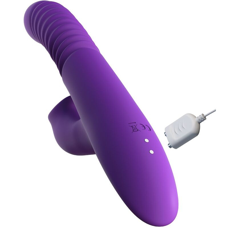 FANTASY FOR HER - CLITORIS STIMULATOR WITH HEAT OSCILLATION AND VIBRATION FUNCTION VIOLET 3 