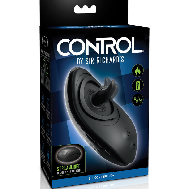 SIR RICHARDS - ANALSTIMULATOR RIM JOY VIBRATOR & SILIKON SCHWARZ 6 