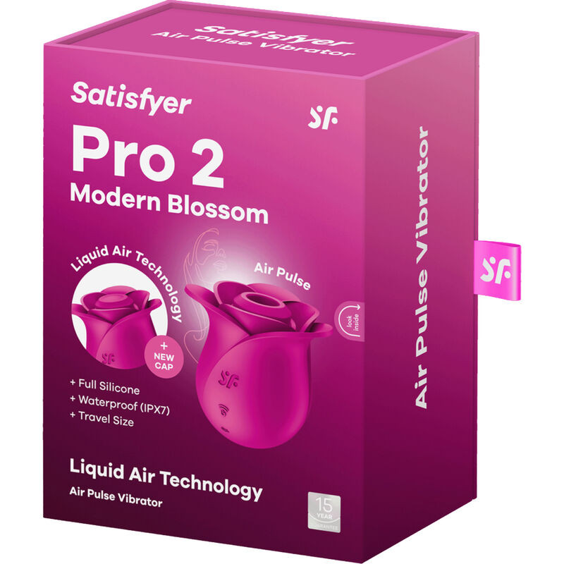 SATISFYER - AIR PULSE VIBRATEUR FLEUR MODERNE PRO 2 6 