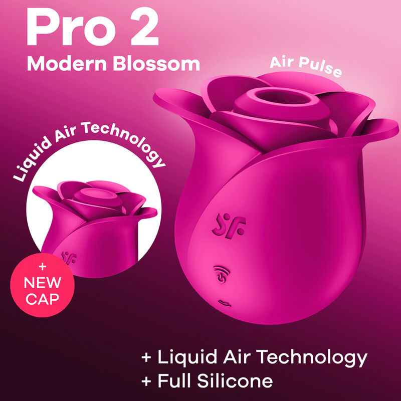 SATISFYER - AIR PULSE VIBRATEUR FLEUR MODERNE PRO 2 7 