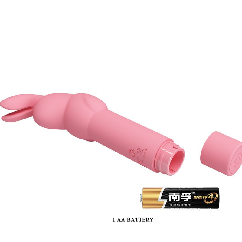 PRETTY LOVE - VIBRATEUR EN SILICONE LAPIN ROSE GERARDO 2 