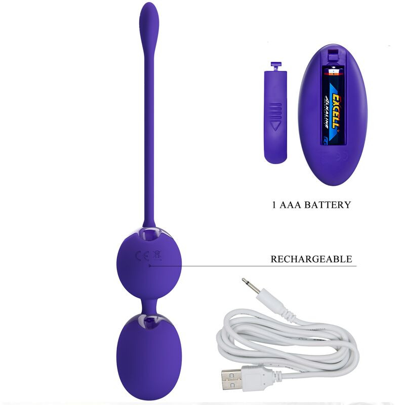 PRETTY LOVE - WILLIE YOUTH REMOTE CONTROL BALLS & VIOLET VIBRATION 4 