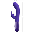 PRETTY LOVE - VIBRATEUR CERBERUS YOUTH LAPIN VIOLET 4 