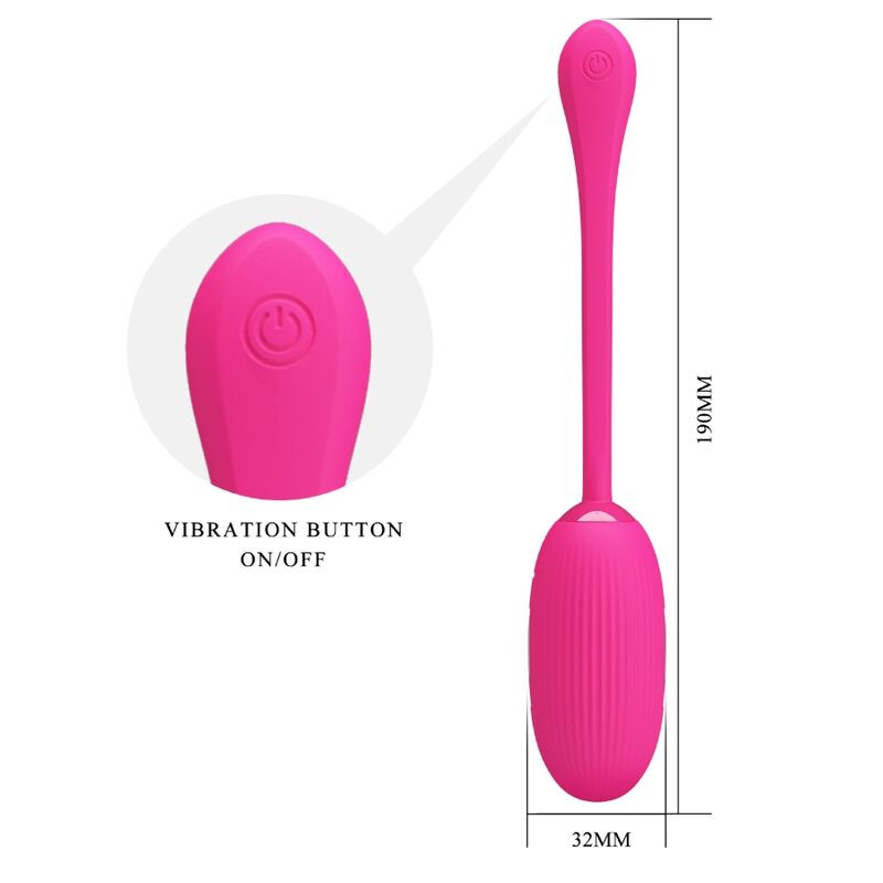 PRETTY LOVE - OEUF VIBRANT RECHARGEABLE DOREEN MAGENTA 4 