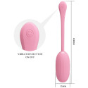 PRETTY LOVE - DOREEN PINK RECHARGEABLE VIBRATING EGG 4 