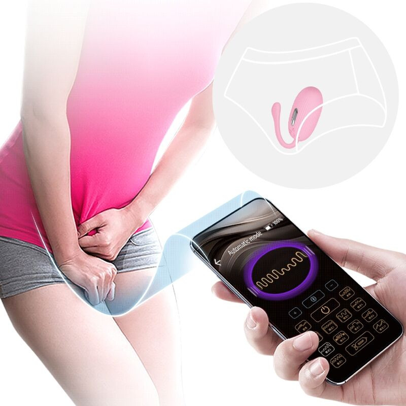 PRETTY LOVE - DOREEN PINK RECHARGEABLE VIBRATING EGG 6 