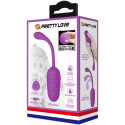 PRETTY LOVE - VIBRATING EGG WITH PURPLE RECHARGEABLE MARINE TEXTURE 8 