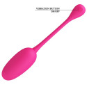 PRETTY LOVE - KNUCKER PINK RECHARGEABLE VIBRATING EGG 5 