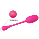 PRETTY LOVE - KNUCKER PINK RECHARGEABLE VIBRATING EGG 6 