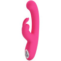 PRETTY LOVE - VIBRATEUR LAMAR LAPIN ET POINT G ROSE 4 