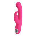 PRETTY LOVE - VIBRATEUR LAMAR LAPIN ET POINT G ROSE 5 