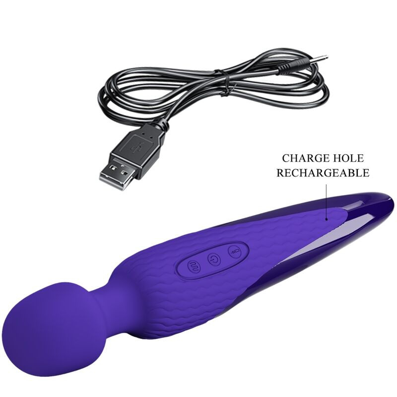 PRETTY LOVE - ANTONY YOUTH WAND VIBRATOR VIOLET WRMEEFFEKT 4 