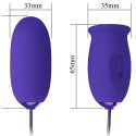 PRETTY LOVE - STIMULATEUR VIBRATEUR RECHARGEABLE DAISY YOUTH VIOLET 3 