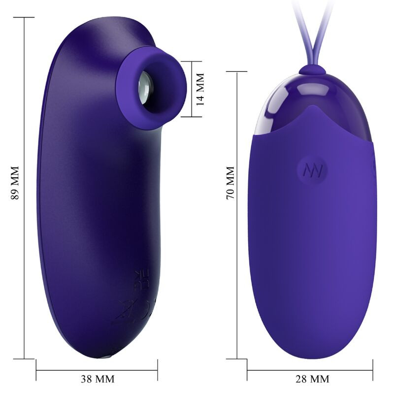 PRETTY LOVE - STIMULATOR AND PORTABLE EGG 4 