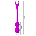 PRETTY LOVE - ELVIRA RECHARGEABLE VIBRATING BALLS PURPLE 3 