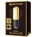 PRETTY LOVE - GOLDEN RECHARGEABLE BULLET VIBRATOR 6 