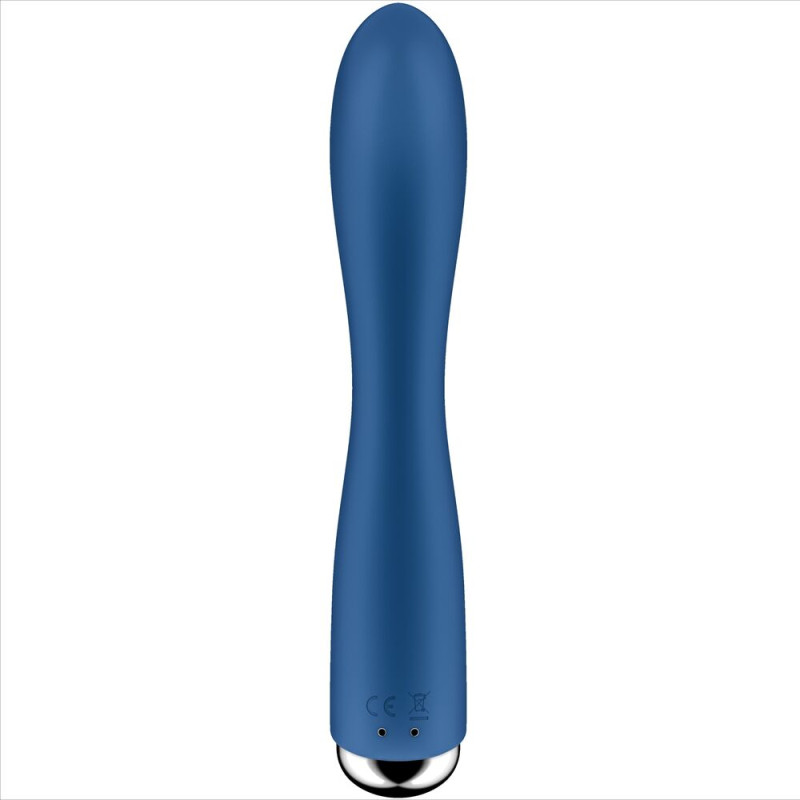 SATISFYER - SPINNING RABBIT 1 CLITORIS AND G-SPOT STIMULATION BLUE 3 