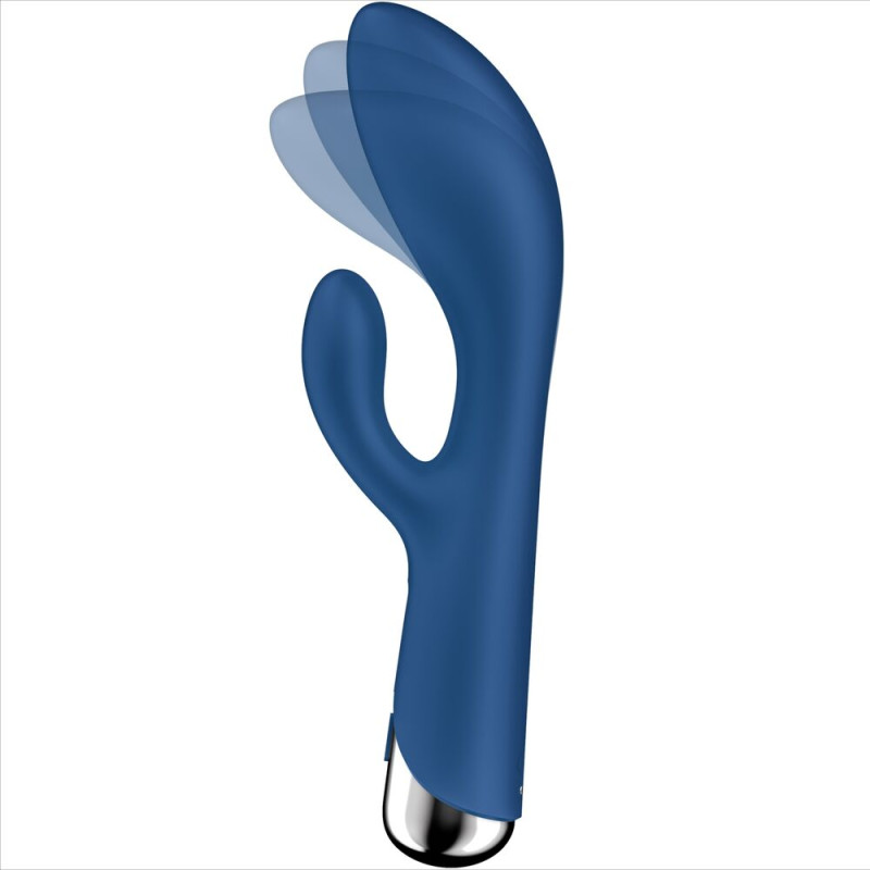 SATISFYER - SPINNING RABBIT 1 STIMOLAZIONE CLITORIDE E PUNTO G BLU 4 