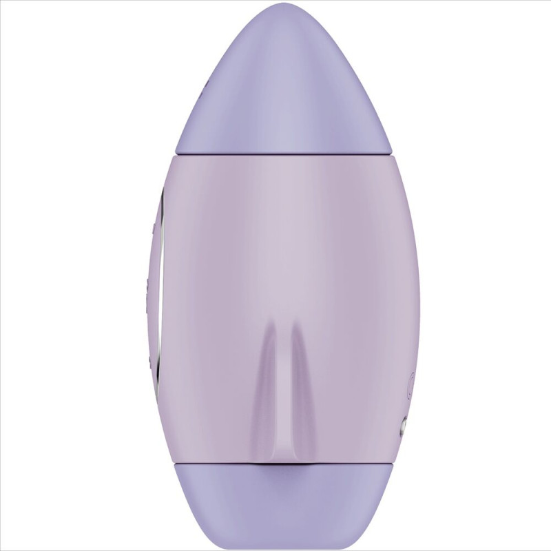 SATISFYER - MISSION CONTROL PETIT VIBRATEUR DOUBLE IMPULSION LILAS 2 