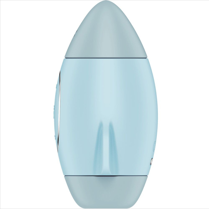 SATISFYER - MISSION CONTROL BLEU PETIT VIBRATEUR DOUBLE IMPULSION 1 