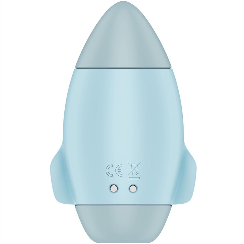 SATISFYER - MISSION CONTROL BLUE SMALL DOUBLE IMPULSE VIBRATOR 3 