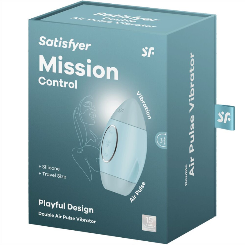 SATISFYER - MISSION CONTROL BLAUER KLEINER DOPPELIMPULS VIBRATOR 5 