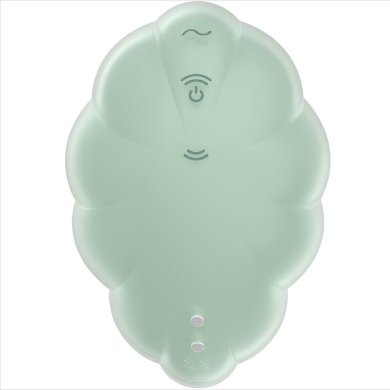 SATISFYER - VIBRATEUR CLOUD DANCER VERT AIR PULSE 1 