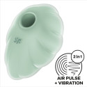 SATISFYER - VIBRATEUR CLOUD DANCER VERT AIR PULSE 3 