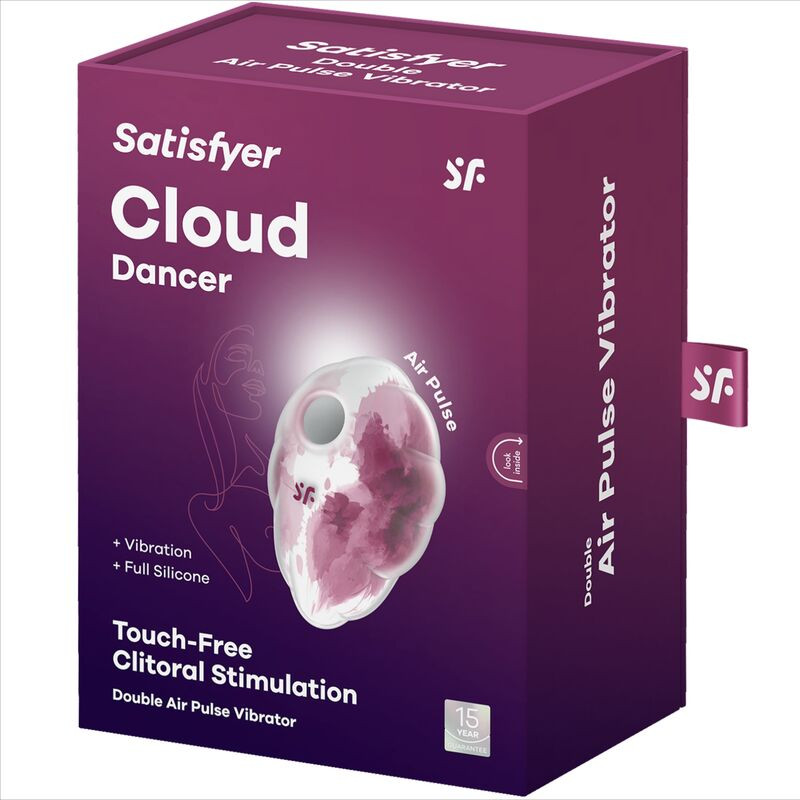 SATISFYER - CLOUD DANCER ROSSO VIBRATORE AIR PULSE 5 