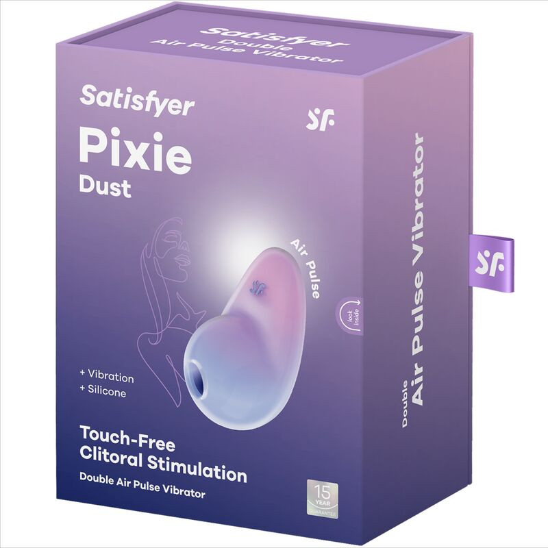 SATISFYER - STIMULATEUR PIXIE DUST LILAS AIR PLUSE 4 