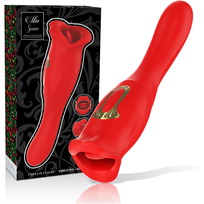 MIA - SIENA TRIPLE PLEASURE VIBRATING + BITING 1 