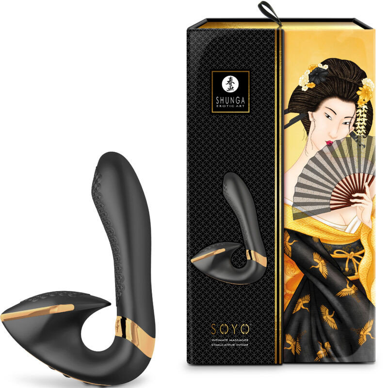 SHUNGA - SOYO INTIMATE MASSAGER BLACK 2 