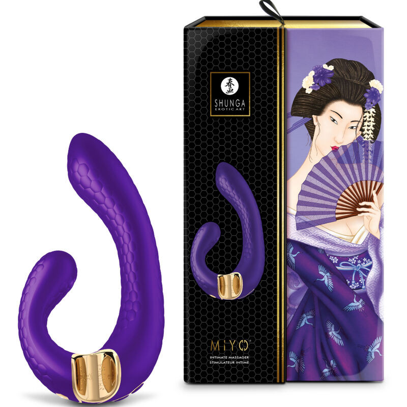 SHUNGA - MASSAGGIATORE INTIMO MIYO VIOLA 2 