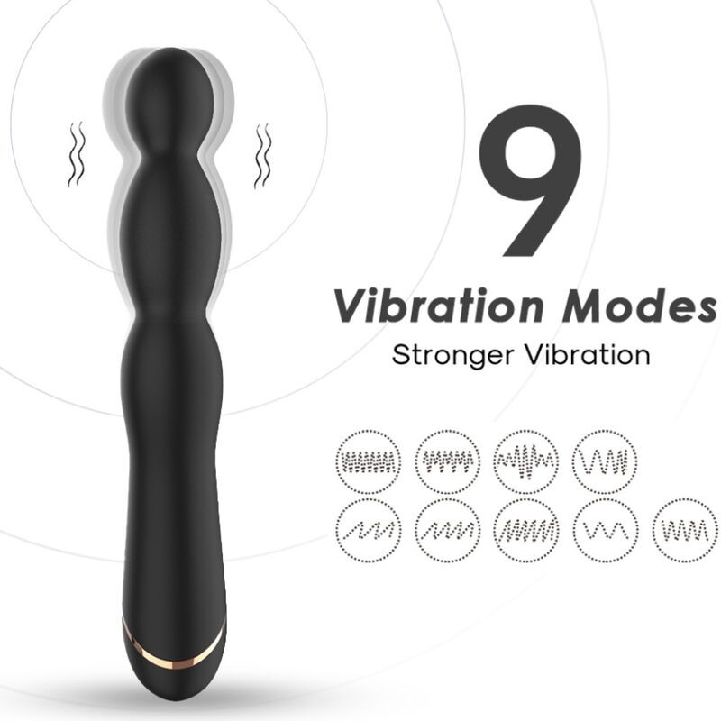 ARMONY - VIBRATORE BAMBU REGOLABILE NERO 1 