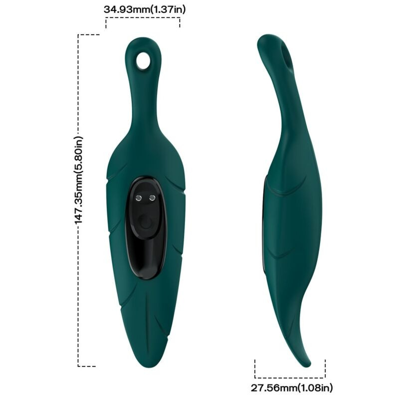 ARMONY - STIMULATOR & VIBRATOR LEAF GREEN 3 