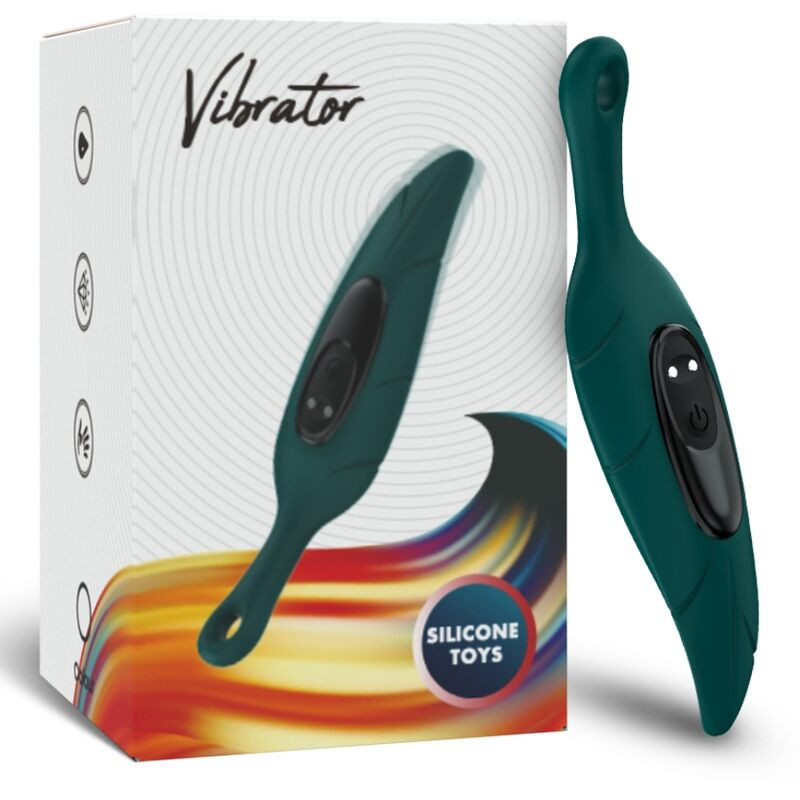 ARMONY - STIMOLATORE E VIBRATORE VERDE FOGLIA 4 