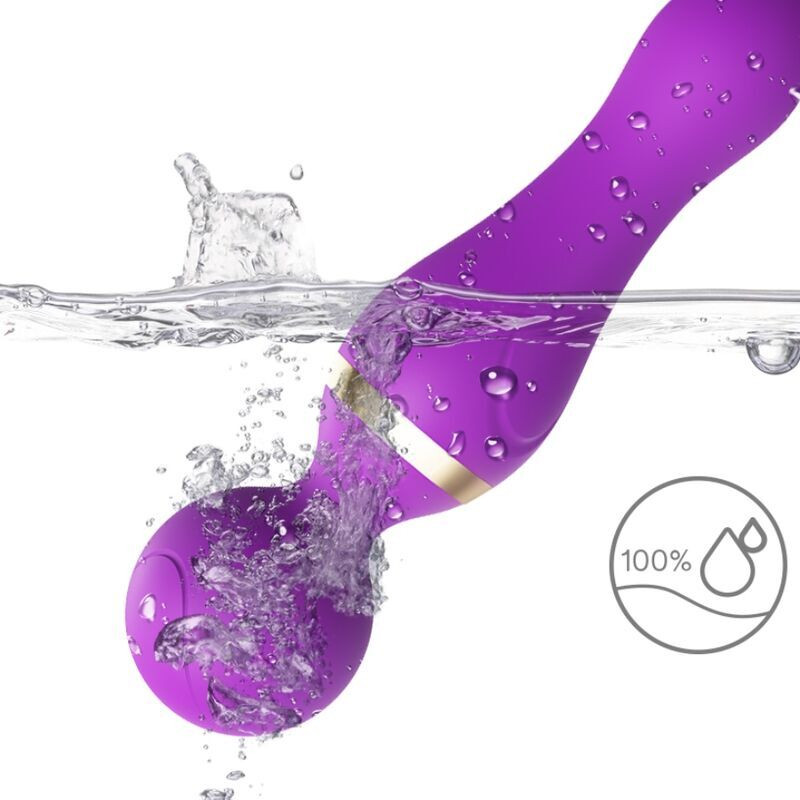 ARMONY - FREEZA MASSAGER & VIBRATOR SUPER FLEXIBLE HEAD PURPLE 3 