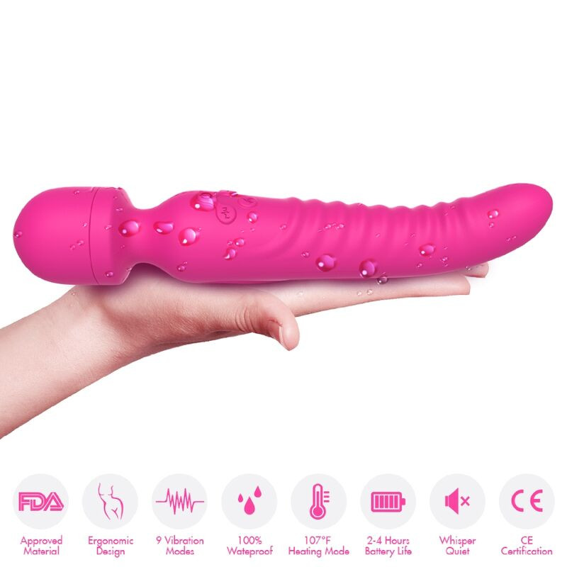 ARMONY - MISSION MASSAGER & VIBRATEUR EFFET CHALEUR FUCHSIA 2 